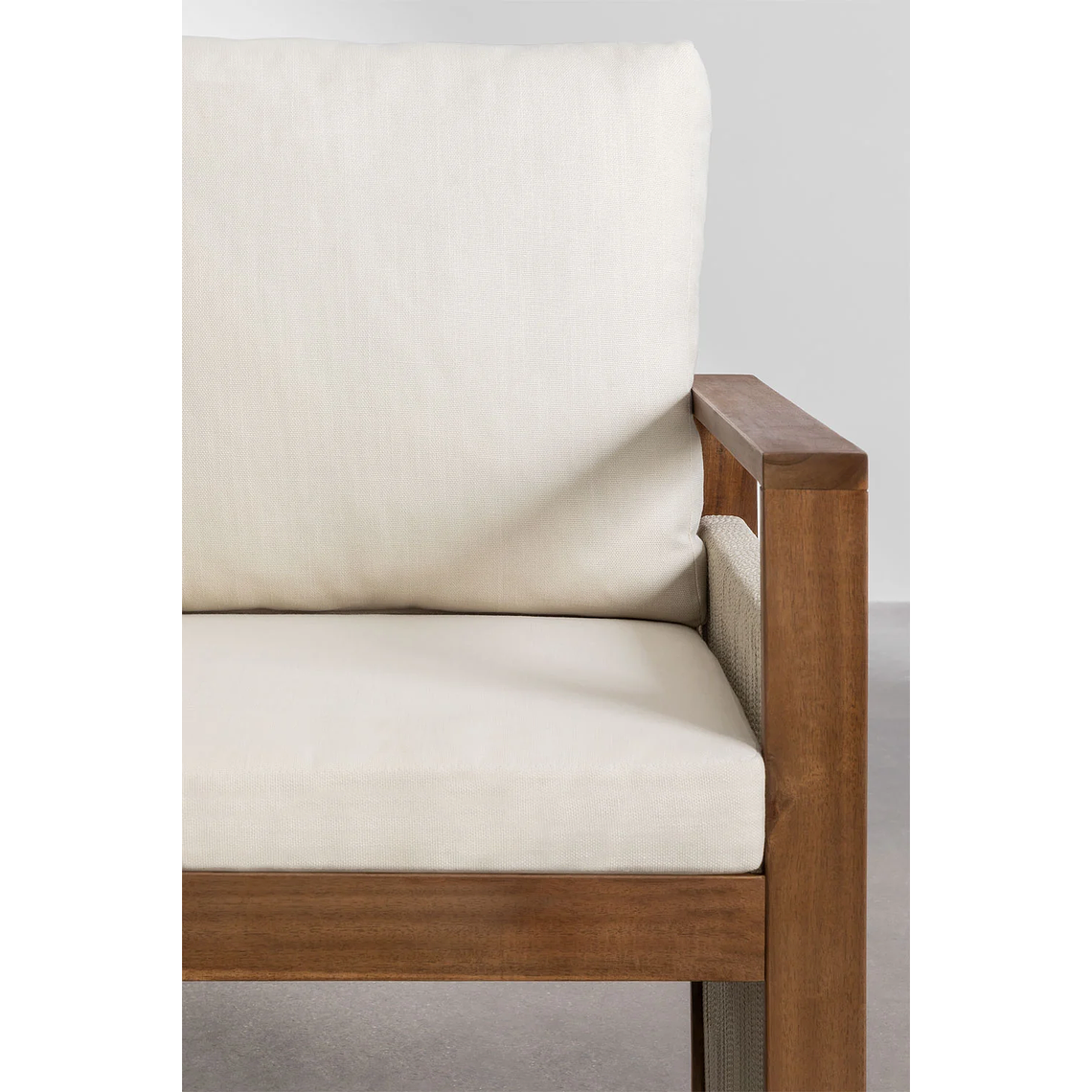 Juego de Comedor 6 Sillas Mesa Rectangular en Madera de Acacia (200 x 100cm) 9