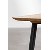 Juego de Comedor Rectangular 10 Sillas en Reposabrazos en Madera de Acacia (240 x 100 cm) Lowel