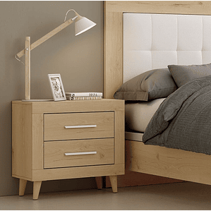 Respaldo + dos veladores con 2 cajones AZOR 161 cm