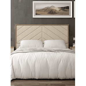 Respaldo + dos veladores con 2 cajones 161 cm GHIO