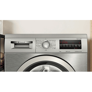 Serie 6 Lavadora de carga frontal 8 kg 1400 r.p.m., Acero inoxidable