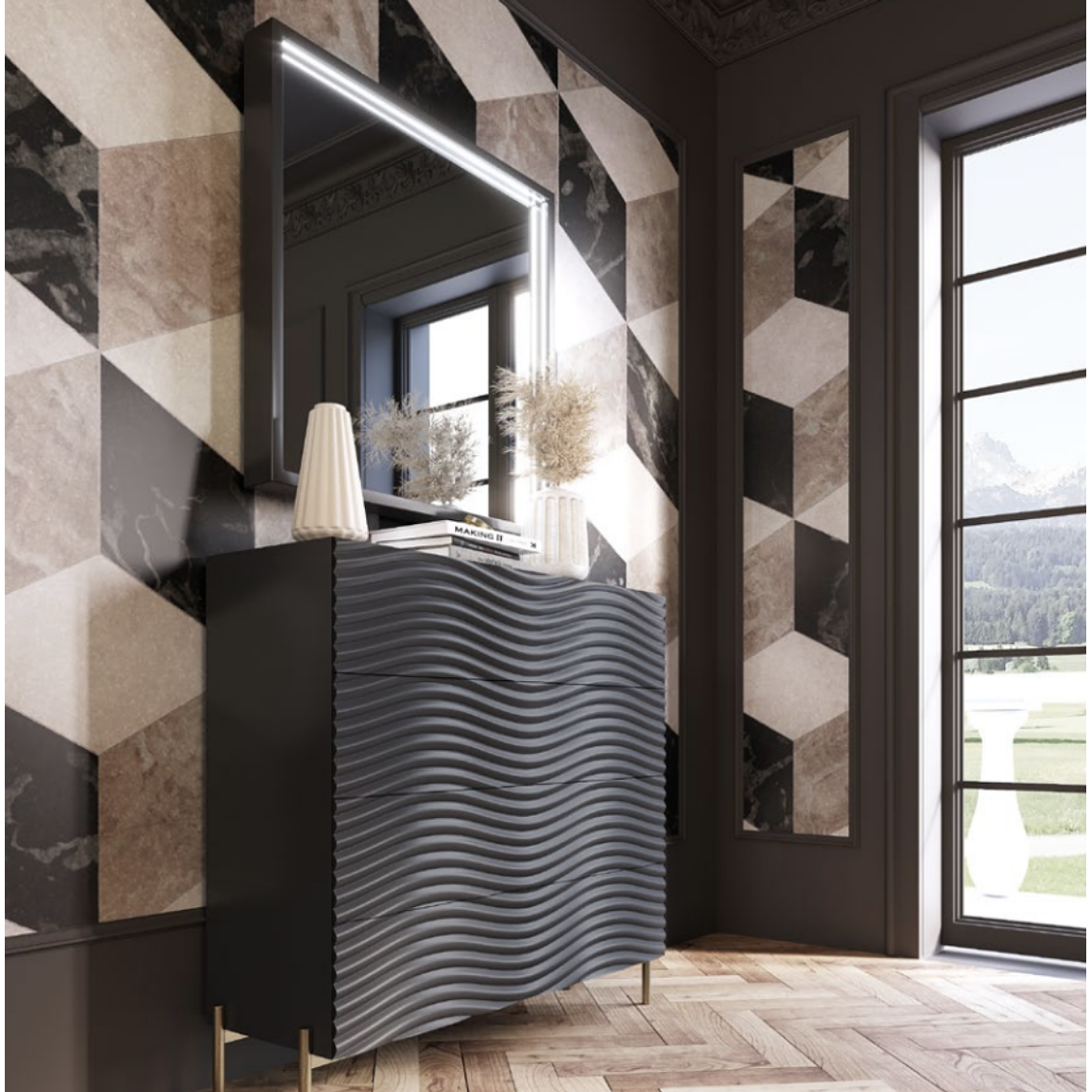 DORMITORIO MX68 FRANCO FURNITURE 160 cm  4