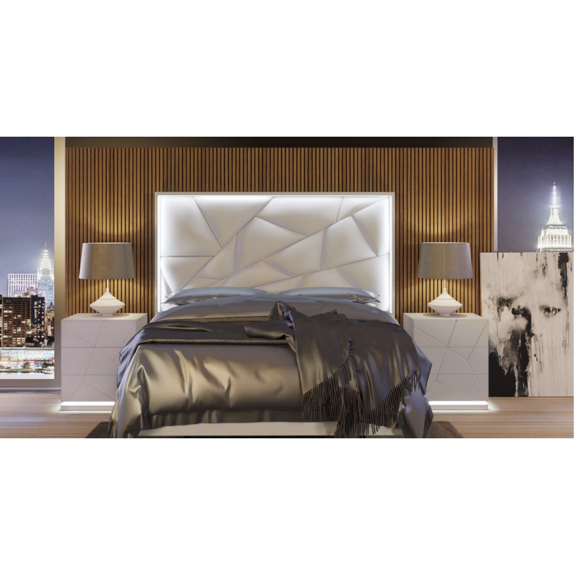 DORMITORIO MX65 FRANCO FURNITURE 160 cm  1