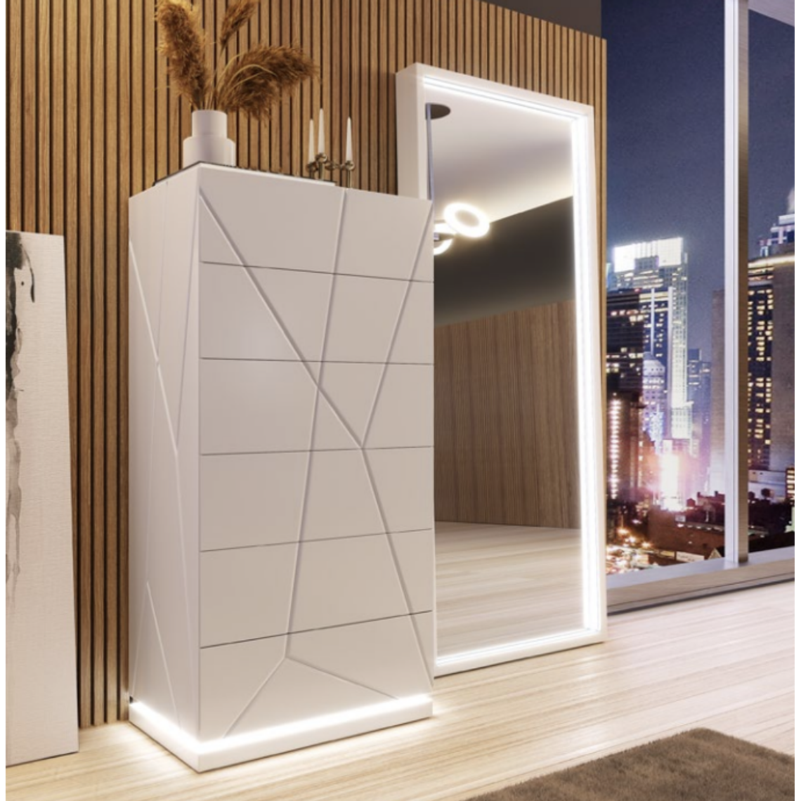 DORMITORIO MX65 FRANCO FURNITURE 160 cm  3