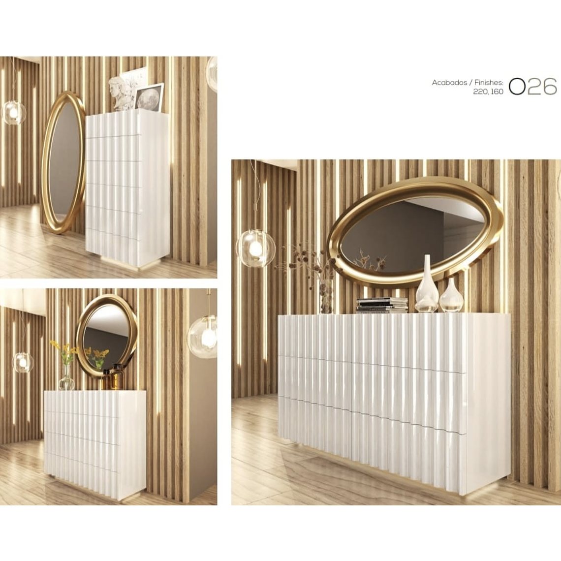 DORMITORIO ORION 026 FRANCO FURNITURE 160 cm 4