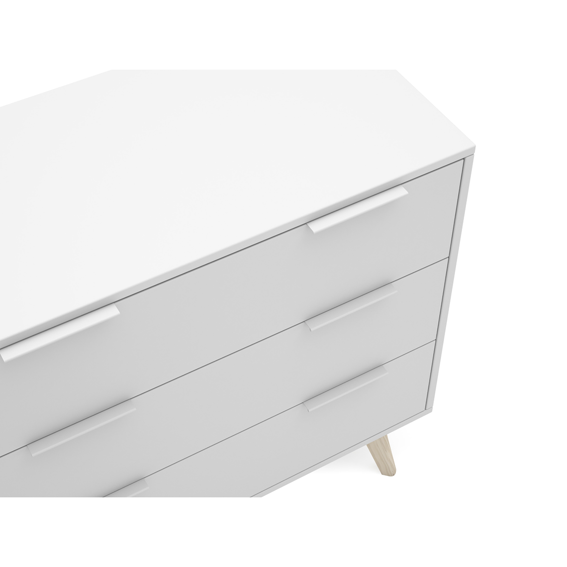 CÓMODA CAMPA 3C DE 80CM BLANCA 2