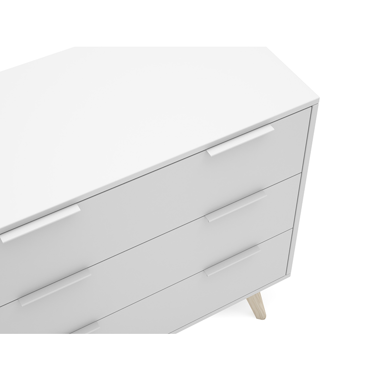 CÓMODA CAMPA 3C DE 80CM BLANCA 2