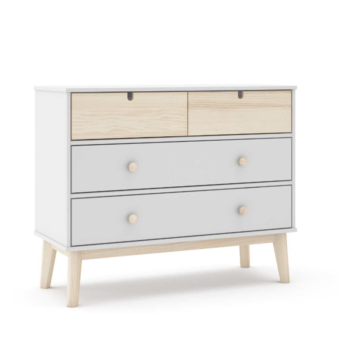 CÓMODA ESTEFAN 4 CAJONES 100CM NORDICA 1