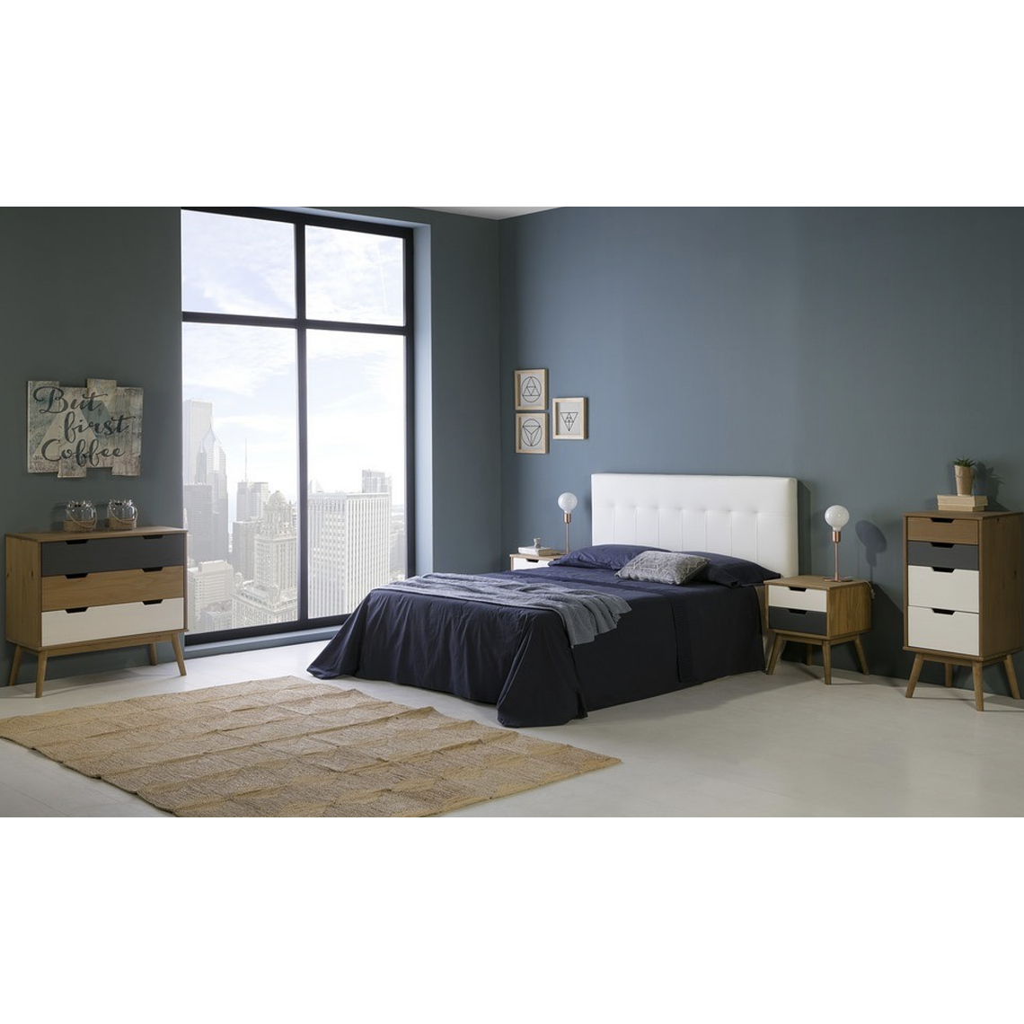 CÓMODA NORDICA CUSCO 3 CAJONES DE 80CM 4