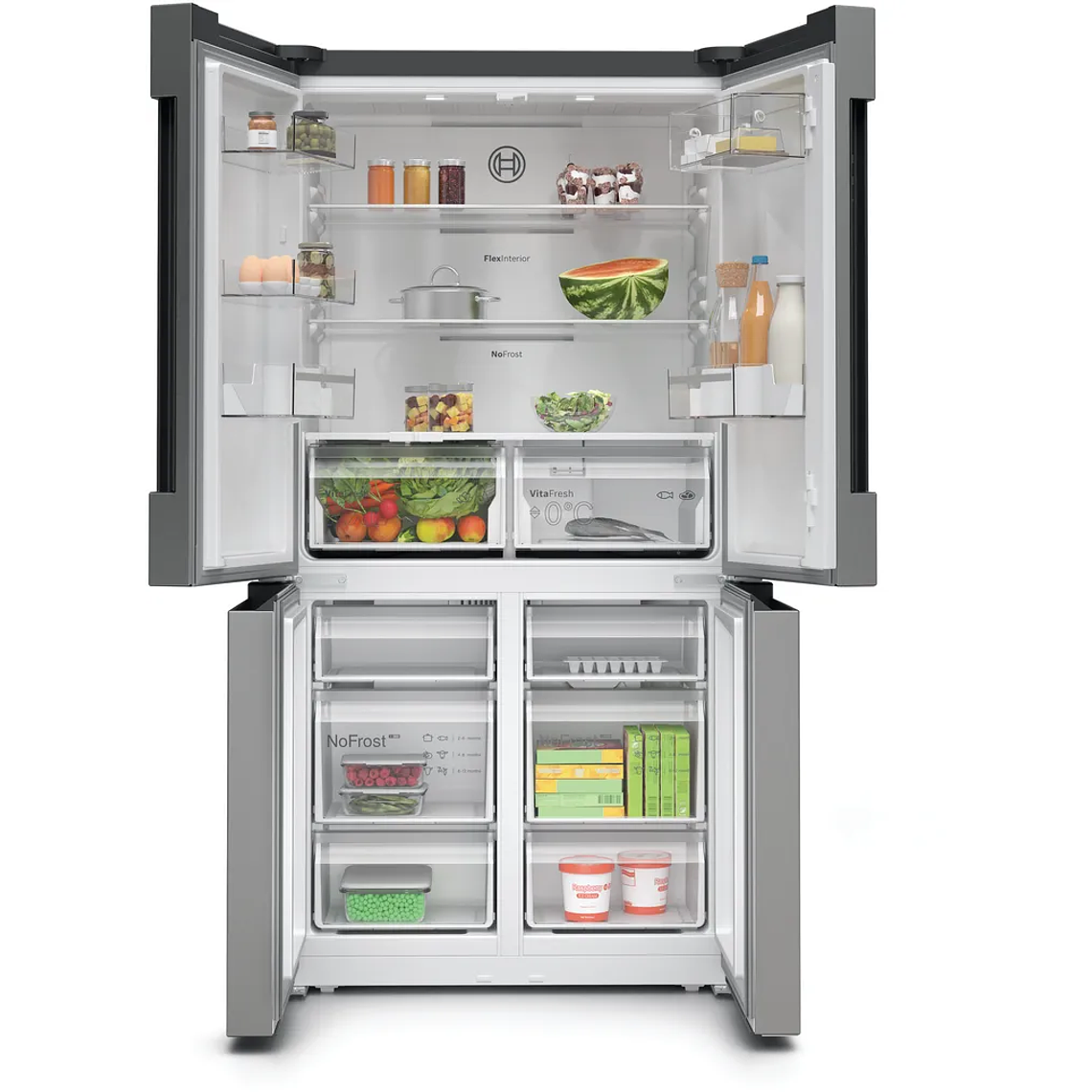 Serie 4 Multipuerta 183 x 90.5 cm Acero cepillado antihuellas 2