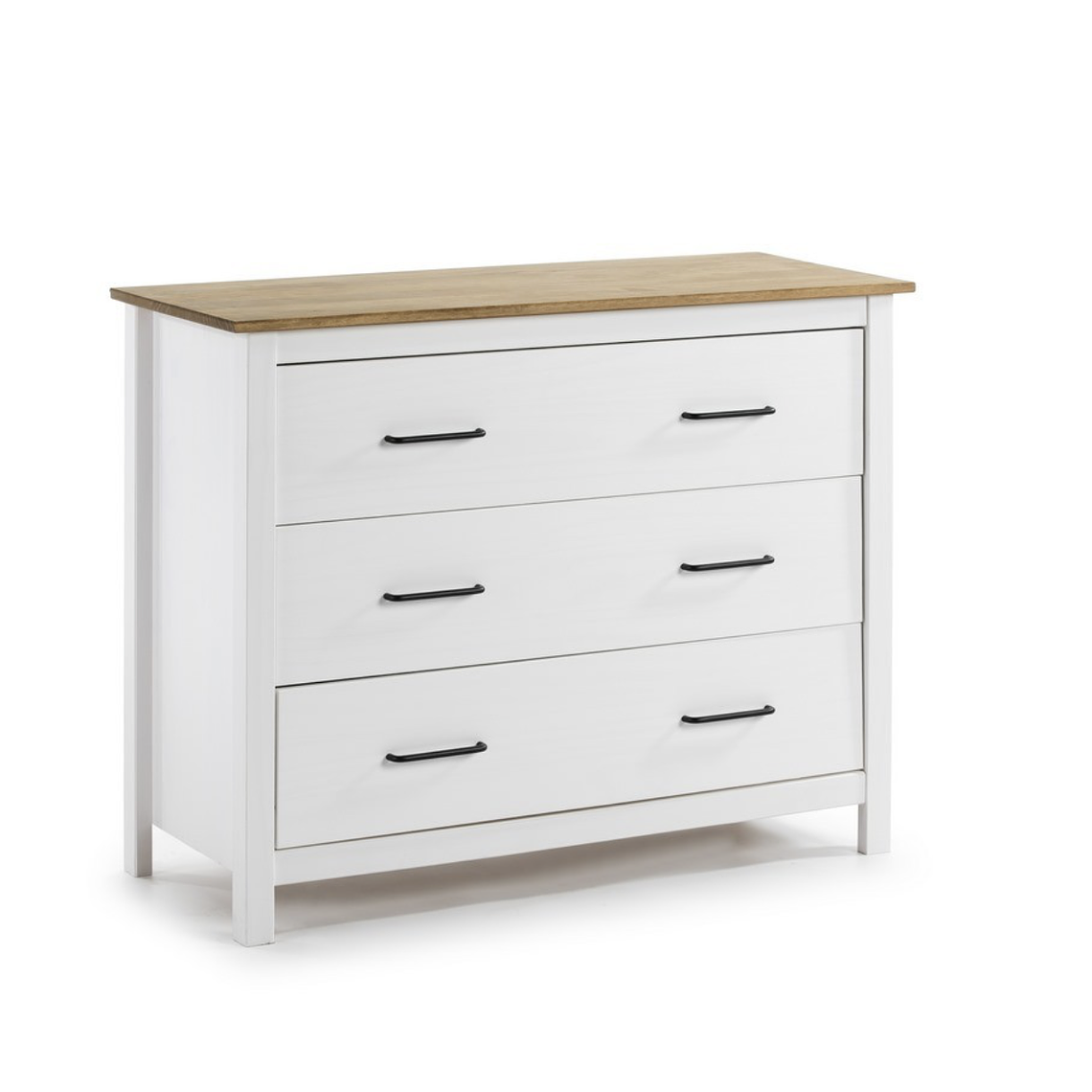 CÓMODA COLONIAL MIRANDA 3 CAJONES DE 100CM 2