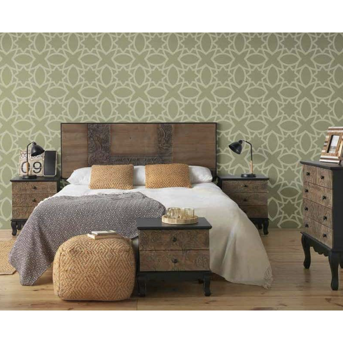 CÓMODA CLASICA 2 PUERTAS 83CM 2