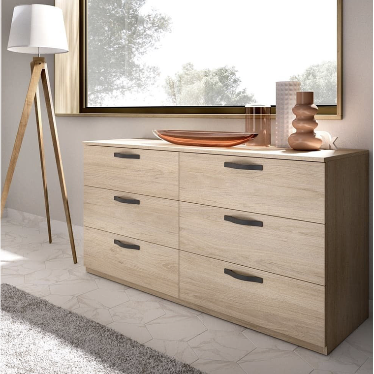 CÓMODA DE 6 CAJONES VASA DE 140CM 4