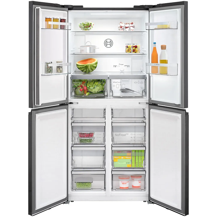 Serie 4 Multipuerta puertas de cristal 189.5 x 85.5 cm Negro 3