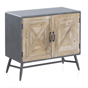 CÓMODA DOS PUERTAS VINTAGE 78 CM