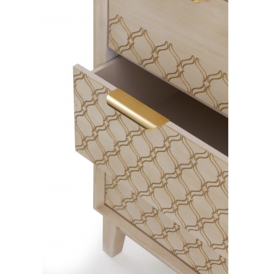 CÓMODA DE 3 CAJONES CHAPA DE ROBLE 85 CM 3