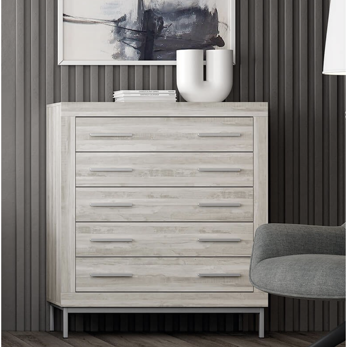 CÓMODA DE 5 CAJONES DE 100CM 1