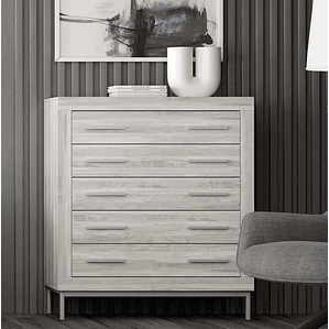 CÓMODA DE 5 CAJONES DE 100CM