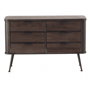 CÓMODA METALICA DE 6 CAJONES 120 CM