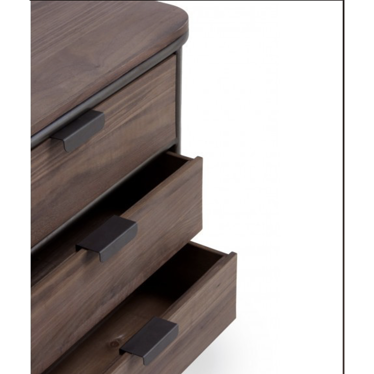 CÓMODA METALICA DE 6 CAJONES 120 CM 3