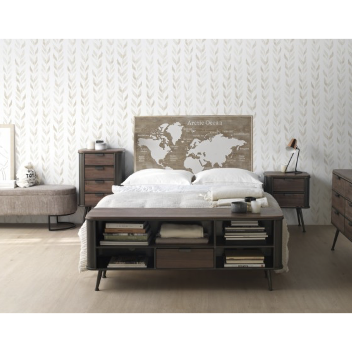 CÓMODA METALICA DE 6 CAJONES 120 CM 4