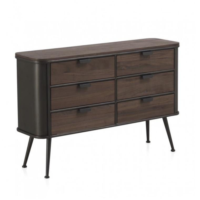 CÓMODA METALICA DE 6 CAJONES 120 CM 2