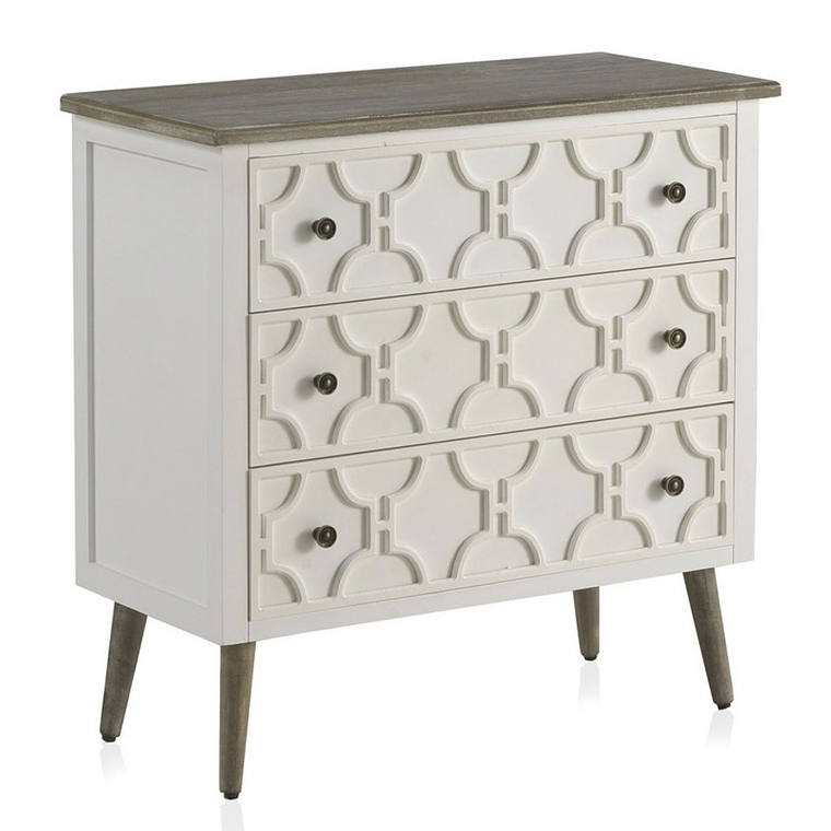 CÓMODA VINTAGE 3 CAJONES 83CM 2