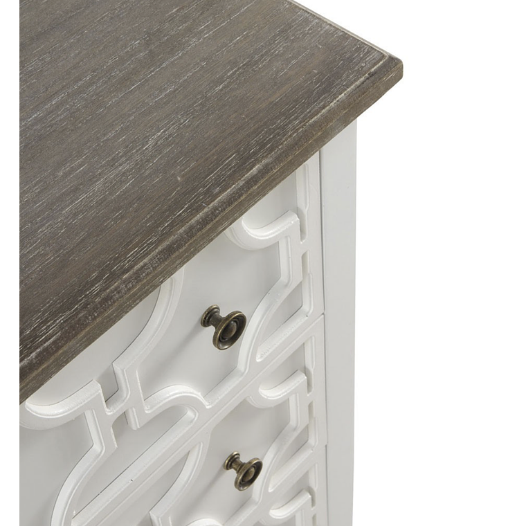 CÓMODA VINTAGE 3 CAJONES 83CM 5