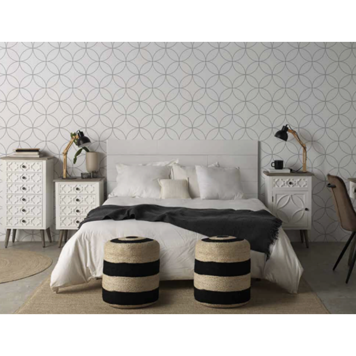 CÓMODA VINTAGE 3 CAJONES 83CM 7