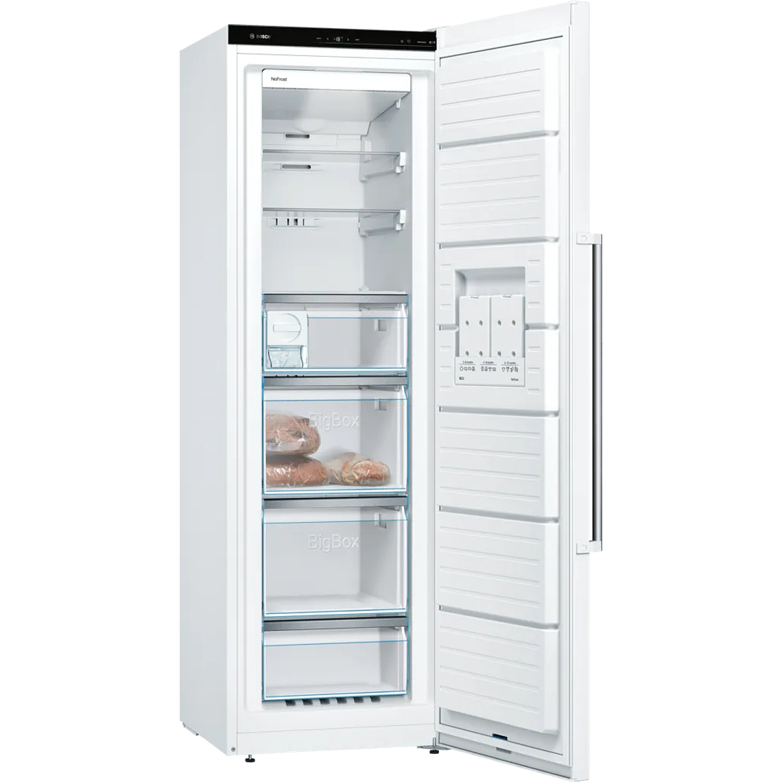 Serie 6 Congelador de libre instalación 186 x 60 cm Blanco 2