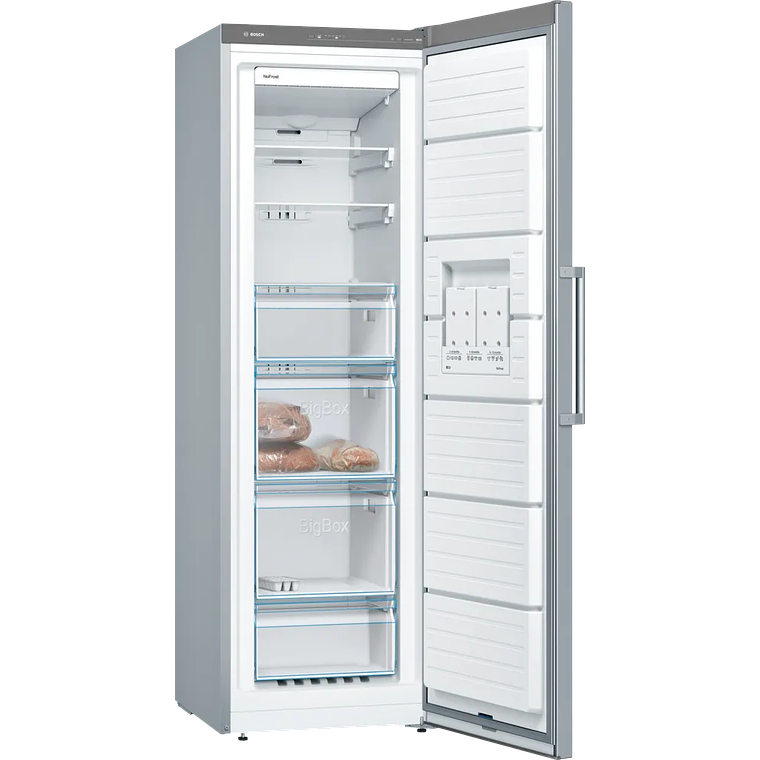 Serie 4 Congelador de libre instalación 186 x 60 cm Acero cepillado antihuellas 2