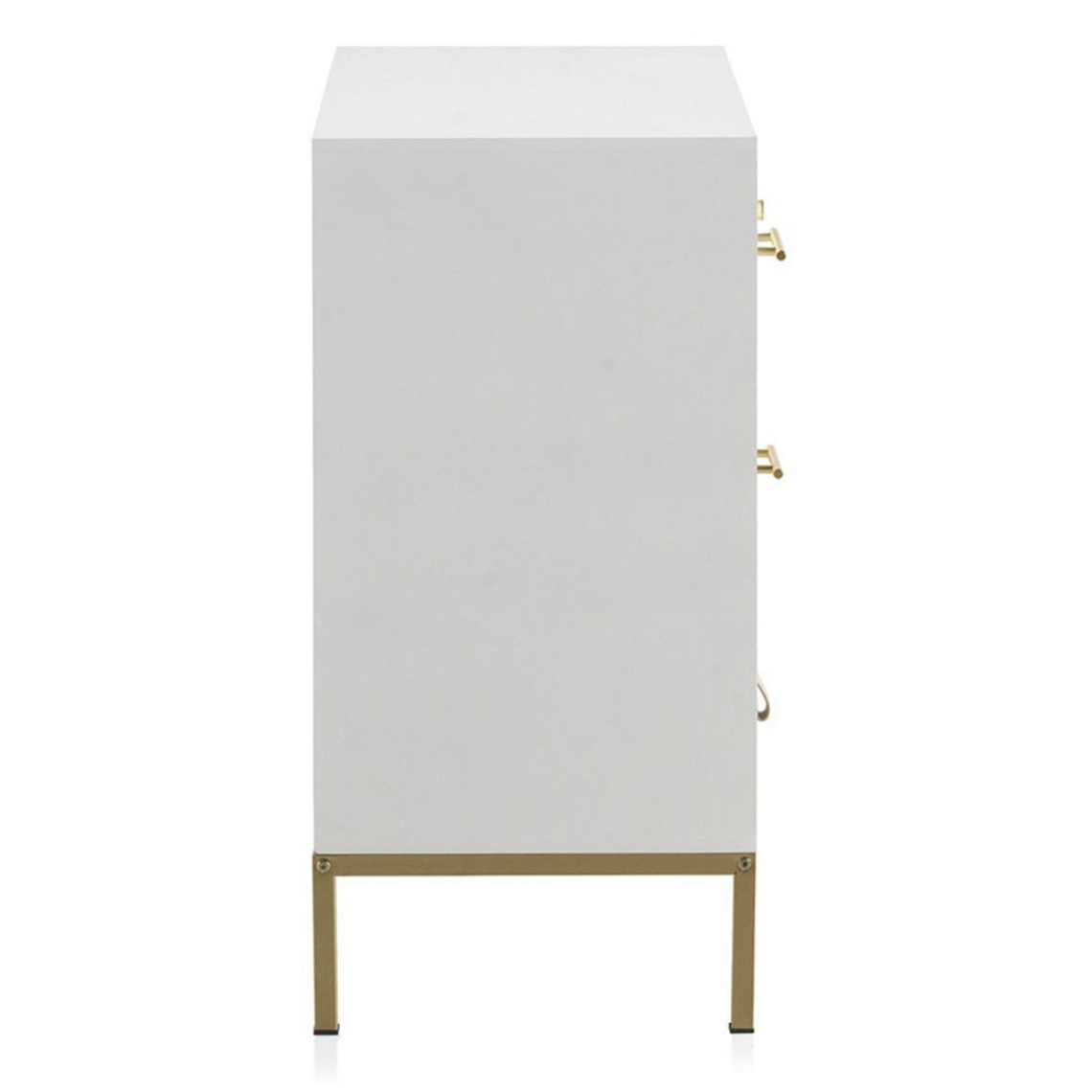 CÓMODA MADERA BLANCA ART DECO 6 CAJONES 80 CM 5