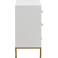 CÓMODA MADERA BLANCA ART DECO 6 CAJONES 80 CM - Miniatura 5