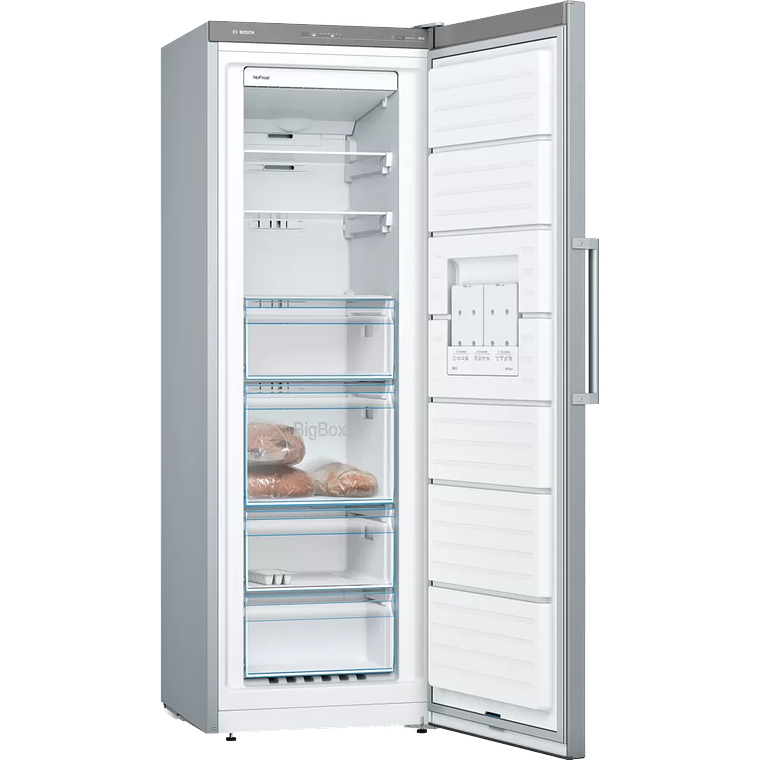 Serie 4 Congelador de libre instalación 176 x 60 cm Acero mate antihuellas 3