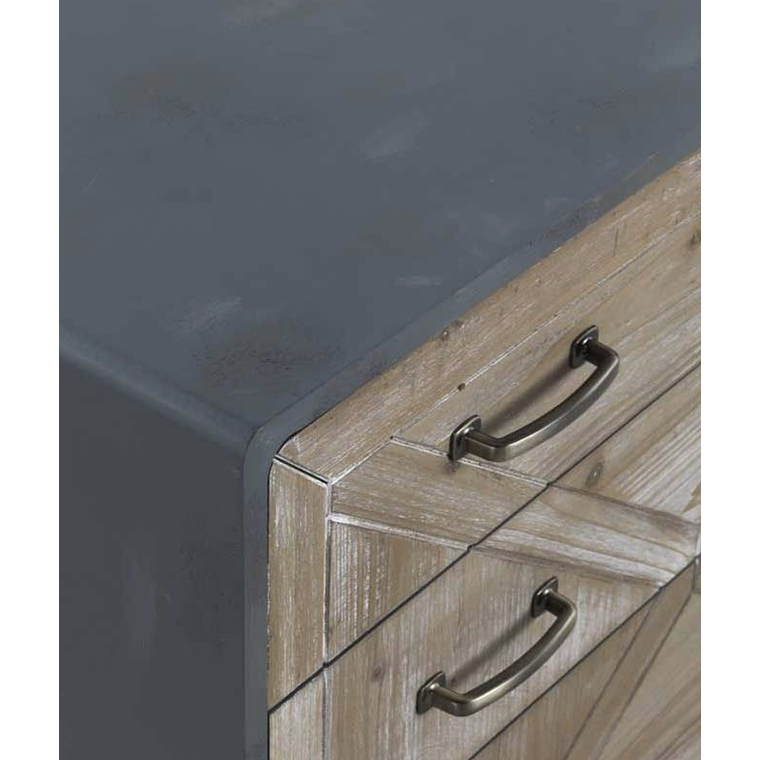 CÓMODA INDUSTRIAL DE 5 CAJONES 78 CM 2