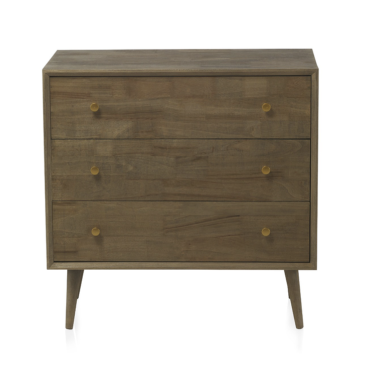 CÓMODA VINTAGE 3 CAJONES DE 80CM 1