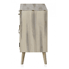 CÓMODA DE 2 CAJONES Y 2 PUERTAS MADERA 85CM