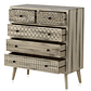 CÓMODA DE 5 CAJONES MADERA MACIZA DE 85CM - Miniatura 2