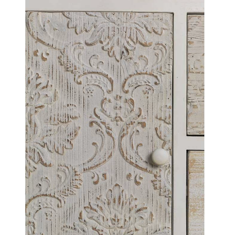 CÓMODA MADERA VINTAGE ROMANTICA 108 CM 2