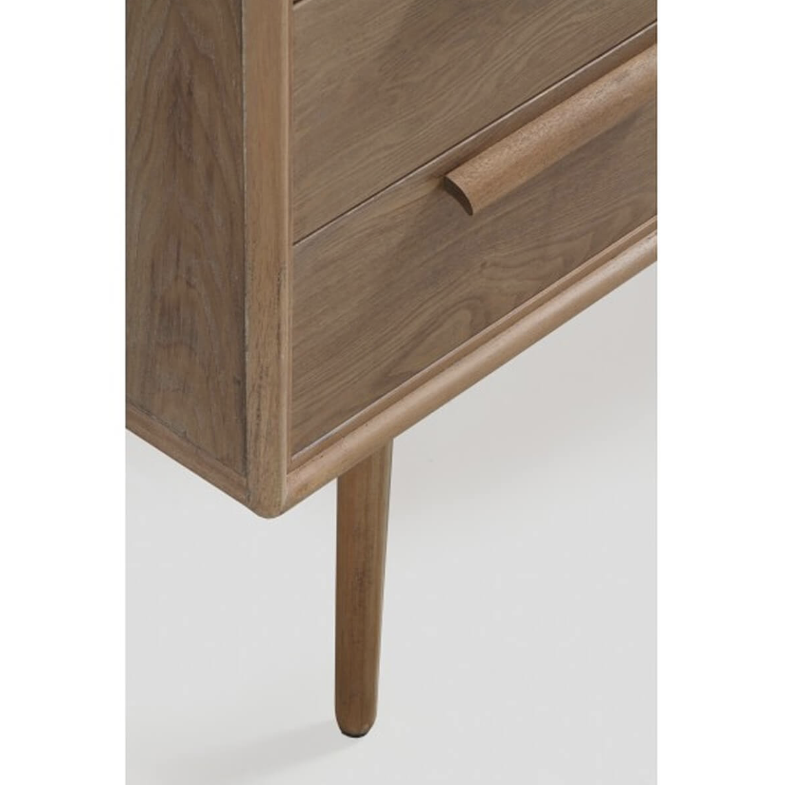 CÓMODA MADERA DE FRESNO 6 CAJONES 100 CM 4