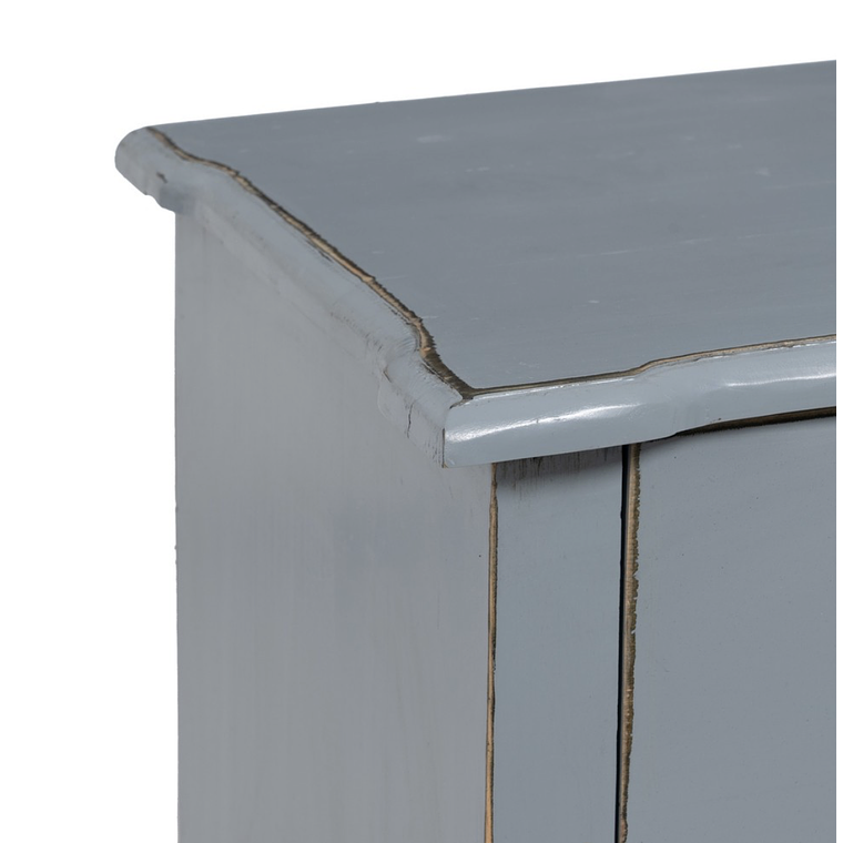 CÓMODA AZUL MADERA DE OLMO DORMITORIO 83 CM 4