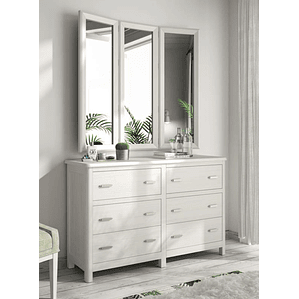 CÓMODA CERDEÑA 6 CAJONES GRUPO SEYS 133 CM