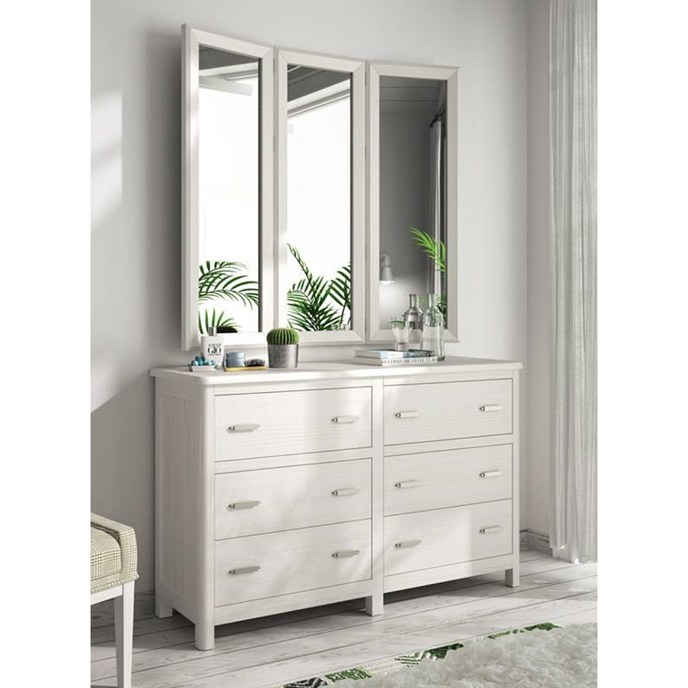 CÓMODA CERDEÑA 6 CAJONES GRUPO SEYS 133 CM 1