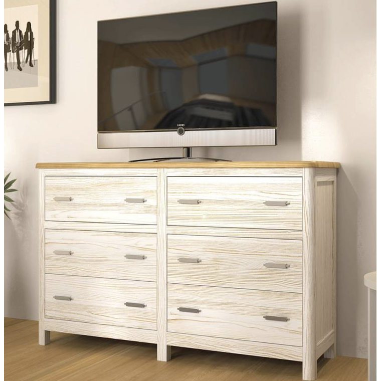 CÓMODA CERDEÑA 6 CAJONES GRUPO SEYS 133 CM 3