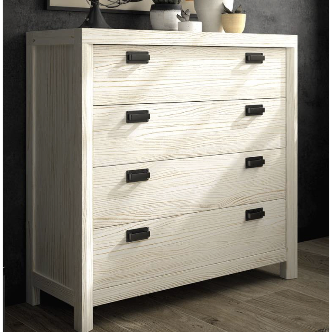 CÓMODA LYON 4 CAJONES GRUPO SEYS 110 CM 1