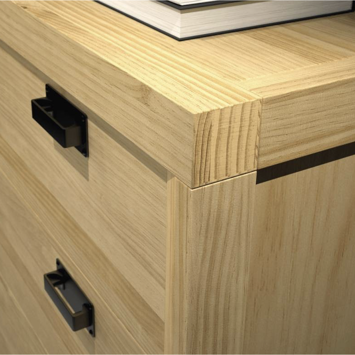 CÓMODA LYON 4 CAJONES GRUPO SEYS 110 CM 2