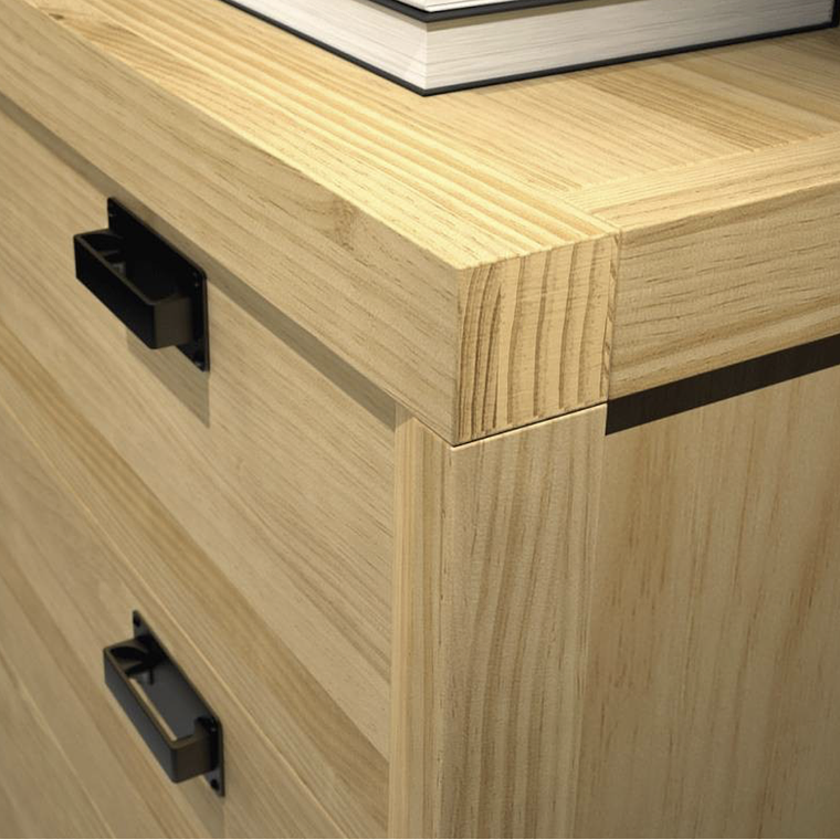 CÓMODA LYON 4 CAJONES GRUPO SEYS 110 CM 2