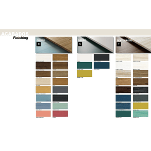 CÓMODA AMBERES MADERA DE OLMO 108 CM GREEN