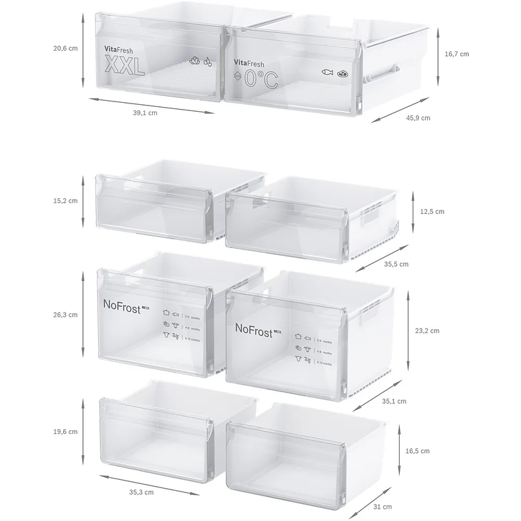 Serie 4 Multipuerta 183 x 90.5 cm Acero cepillado antihuellas 10