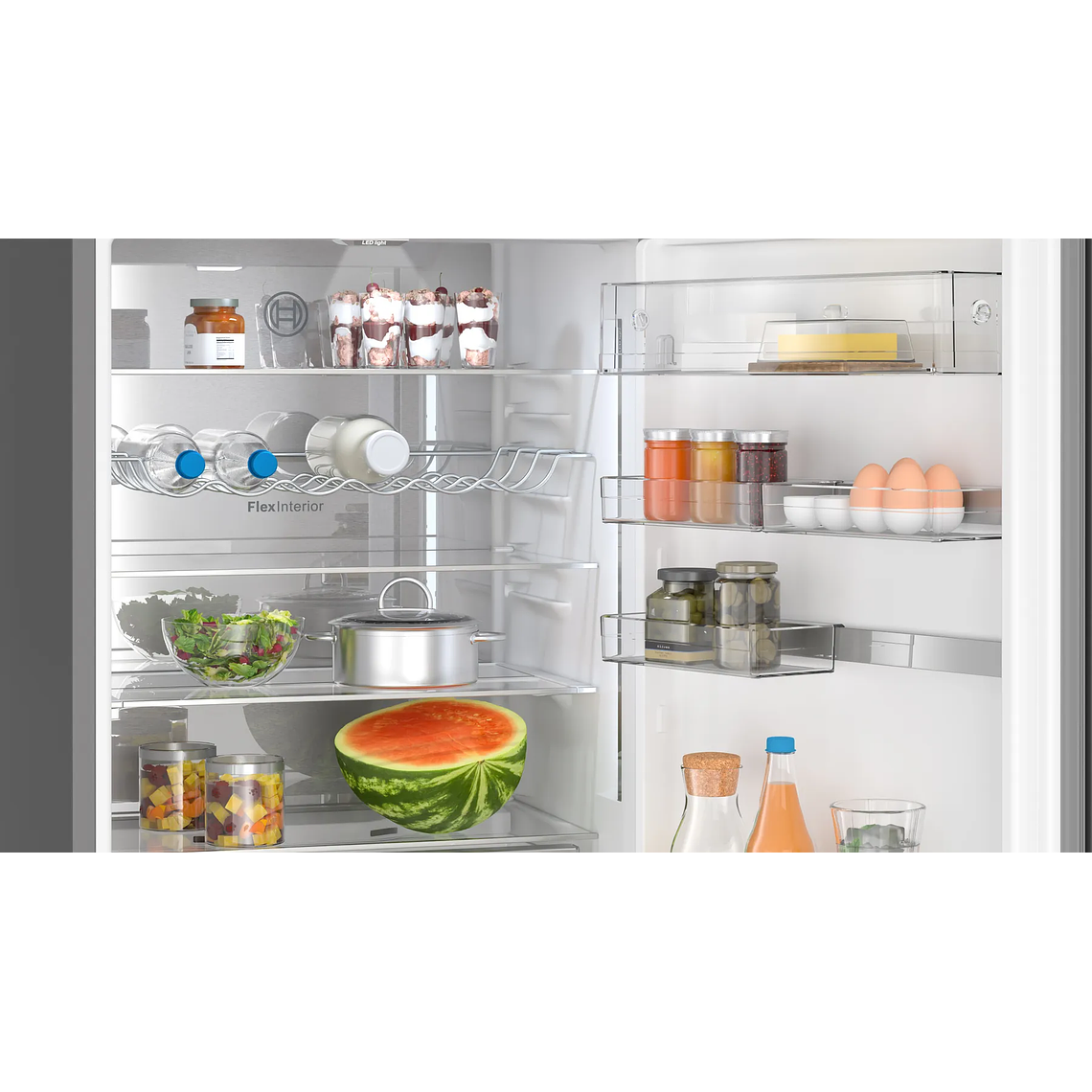 Serie 6 Frigorífico combinado de libre instalación 203 x 70 cm Negro 4